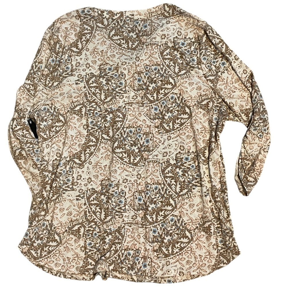 CURE Neutral Patterned Blouse - Picture 5 of 5